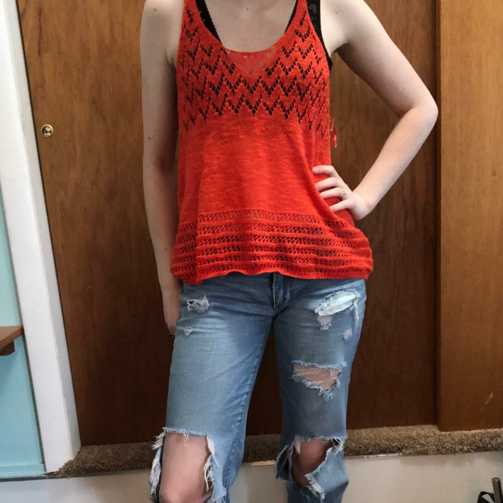 🌸Knit Lace Tank Top